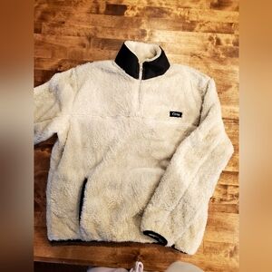 Zyia 1/4 zip Teddy Pocket jacket coat M